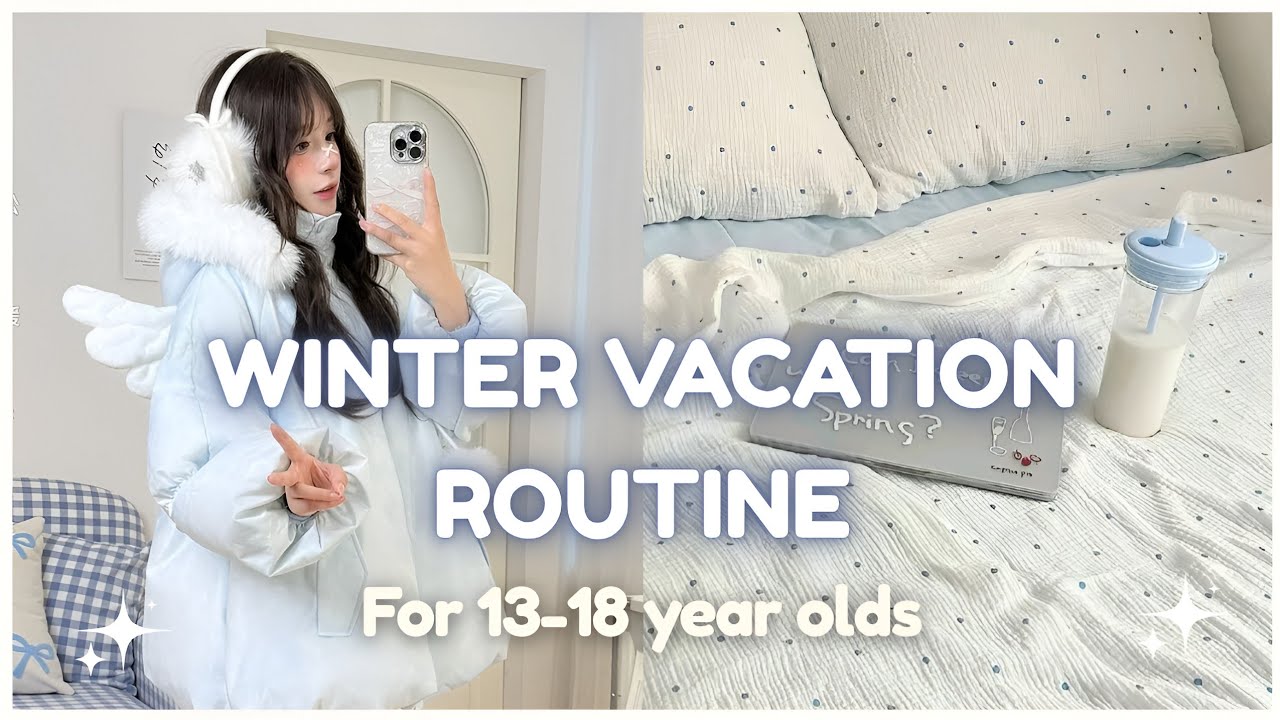 Распорядок зимних каникул 2025 ❄️ | Уютный, спокойный и продуктивный распорядок дня