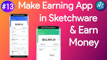 #13 How to make Earning App in Sketchware, earning app kaise banaye, task earning app