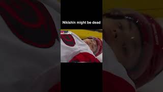 BIGGEST HIT OF THE PLAYOFFS!! Kleven destroys Nikishin #nhl #ottawasenators #carolinahurricanes