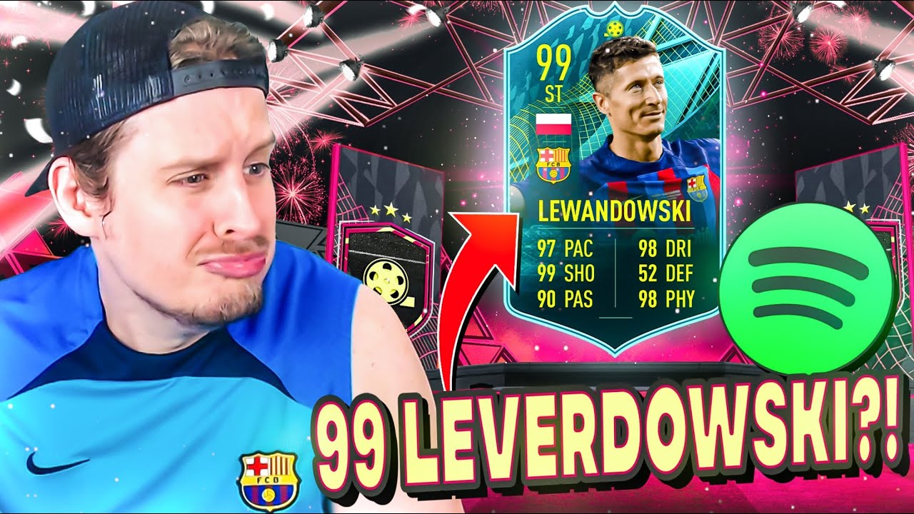 Lewandowski but he's 99 rated?! 99 Barca Lewandowski Review! FIFA 22 Ultimate Team