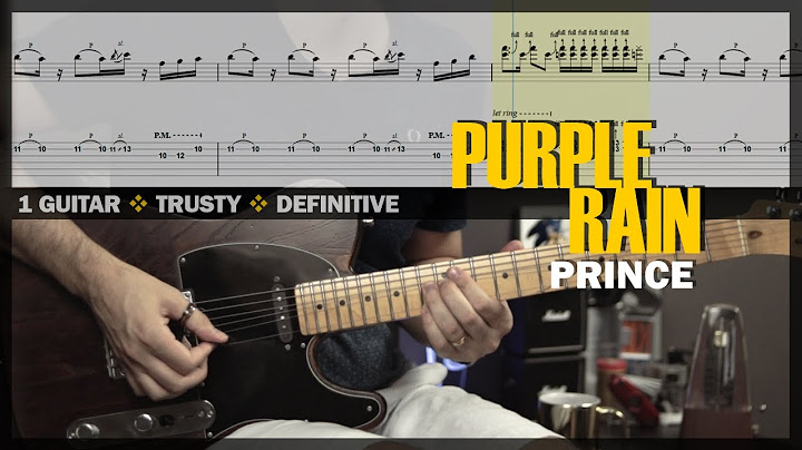 Purple Rain Guitar version - Guitar performance video thumbnail