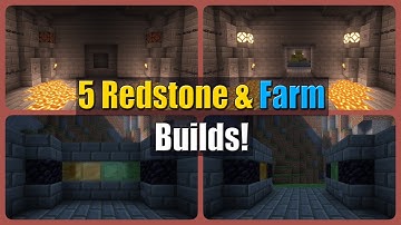 5 Redstone Contraptions in Minecraft (Works in Java & Bedrock) | kailefra