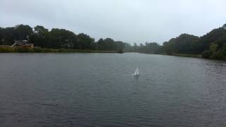 Test of 2 HydroPro Affinity RG65 RC sailboats made autonomous