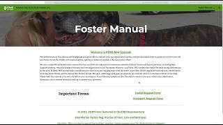 Foster Orientation Video 1