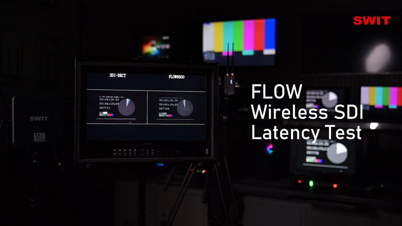SWIT FLOW Wireless Video Transmission Latency Test