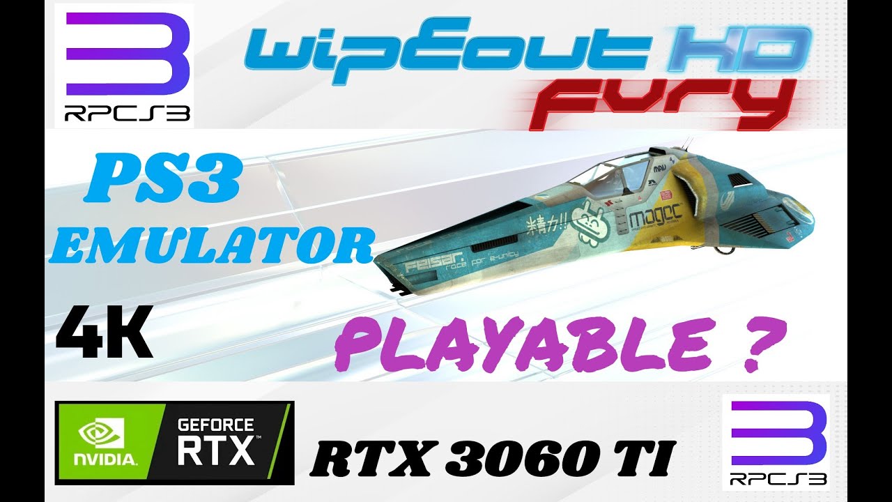 RPCS3 Emulator | Wipeout HD Fury | PS3 EMULATOR | Test performance | 4K ...