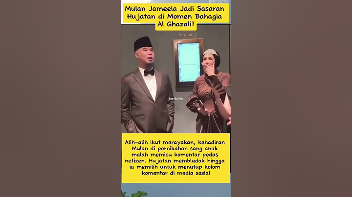 Gegara Ini, Mulan Jameela Tutup Kolom Komentar Usai Hadiri Nikahan Al Ghazali! #mulanjameela #fyp