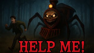 😨HELP ME! Escaping Choo-Choo Charles in horror game 🕷️🚂