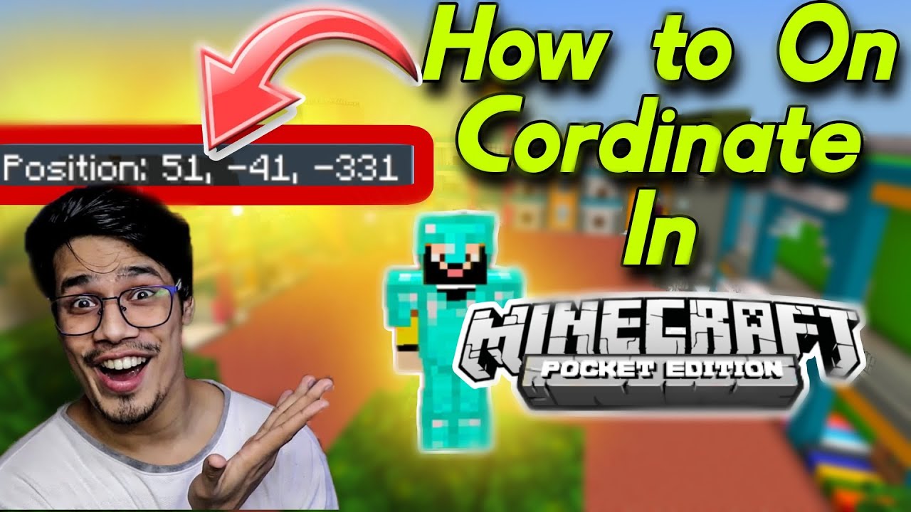 How To On Coordinates in Minecraft Pocket Edition | ( Hindi ...