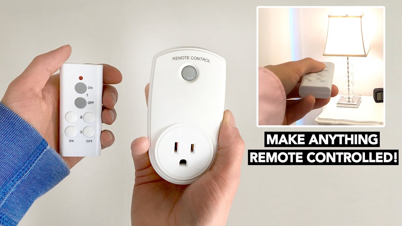 Remote Control Outlet Switch UNDER $10 - Lights, Fans & more