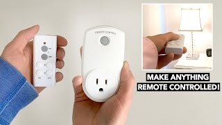 Remote Control Outlet Switch UNDER $10 - Lights, Fans & more