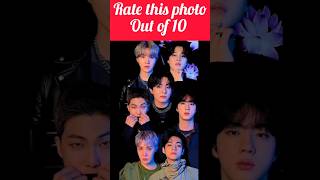 Rate This Photo of BTS out of 10 ? #shortvideo #viral #short #shorts