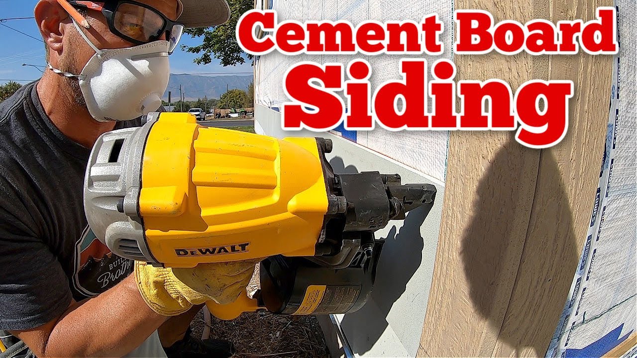 How to Install Cement Board Siding - YouTube