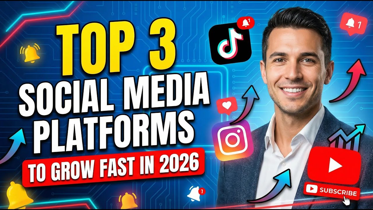 TOP 3 SOCIAL MEDIA PLATFORMS TO GROW FAST IN 2026 - YouTube