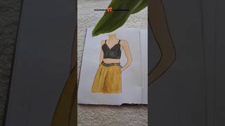 𝗠𝗶𝗻𝗶 𝗙𝗮𝘀𝗵𝗶𝗼𝗻 *🌷🌀 #mini #fashion #sketch #fyy #shorts