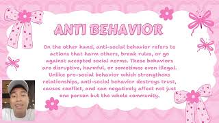 ProSocial and AntiSocial Behavior
