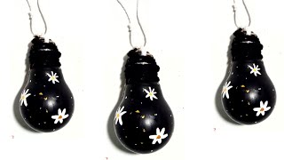 Home Decor using waste light bulb/ best out of waste/upcycling/Painting on bulb/Fuse Bulb Reusing screenshot 3