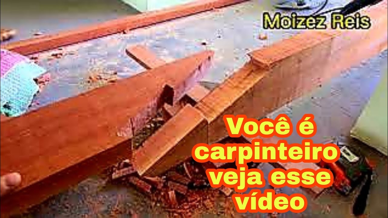 Como emendar madeira boca de lobo