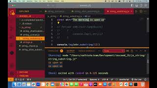 JS String method substring