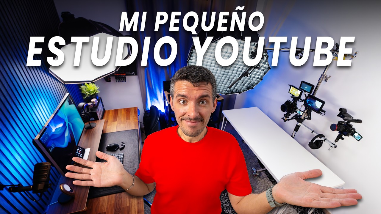 TRANSFORMÉ mi pequeña habitación en un ESTUDIO de YouTube
