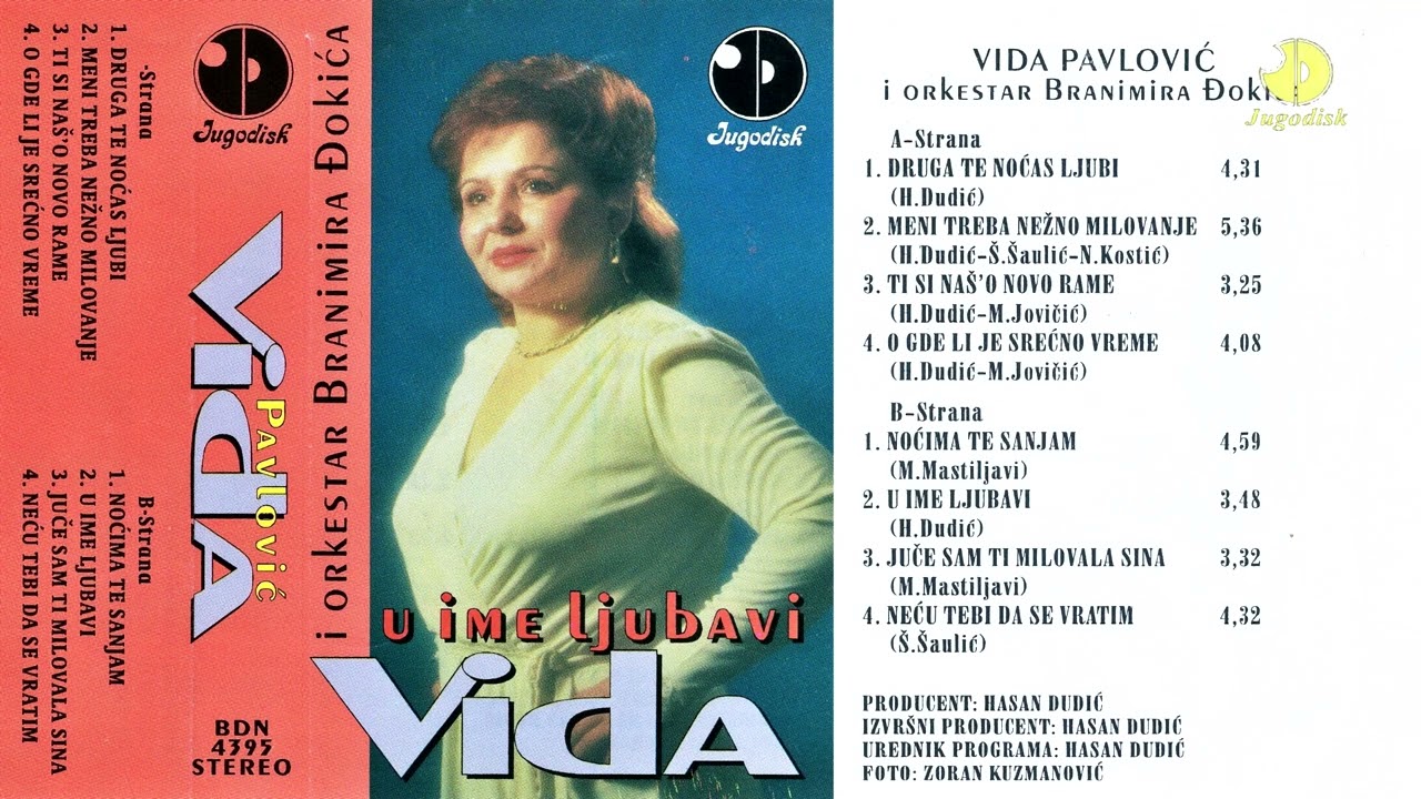 Vida Pavlovic i Ork. Branimira Djokica - U ime ljubavi [Official Album 1996]