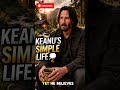 At 60, Keanu Reeves Reveals the TruthAboutHisSimpleLife 💭#motivation#keanureeves #inspirationalstory