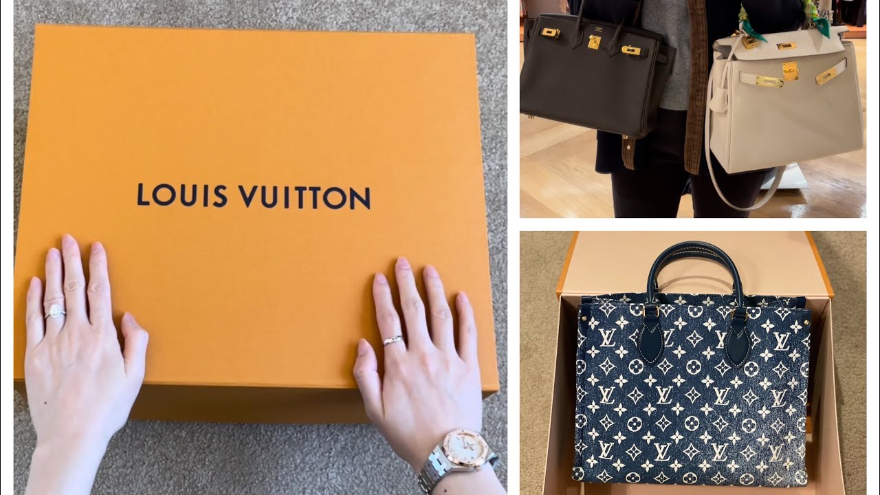 Louis Vuitton On The Go Denim Tote MM