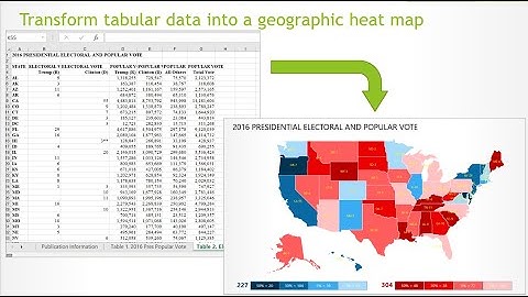 Powerpoint VBA - Geographic Heat Map 2016 PRES ELECTION - FREE Download