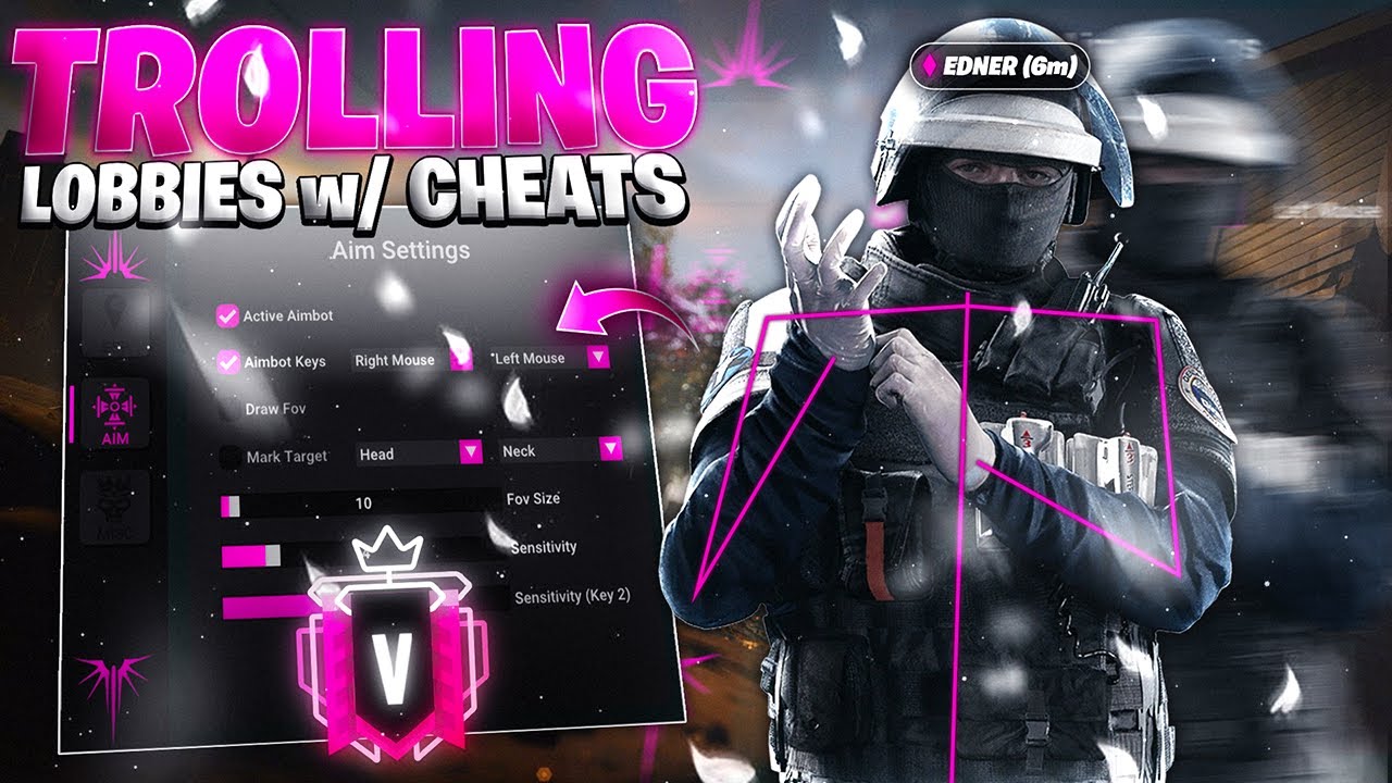 TROLLING in Champ Lobbies With the BEST R6 CHEATS in 2025 🏆|The Best Rainbow Six Siege Hack in 2025