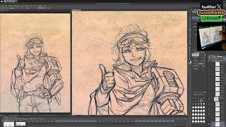 SANABI: Major Song Sprites [sinDRAWS Drawing Stream]
