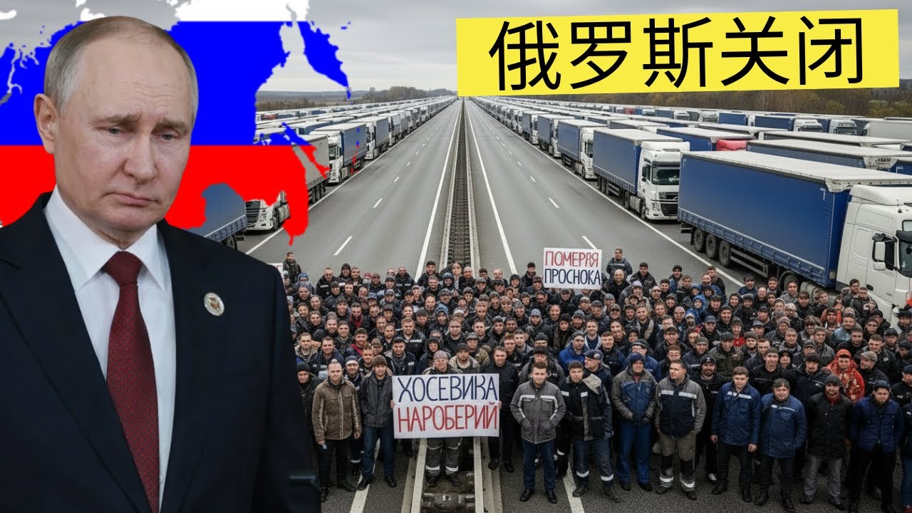 莫斯科冬季全面混乱：7500辆卡车被困，交通系统陷入危机