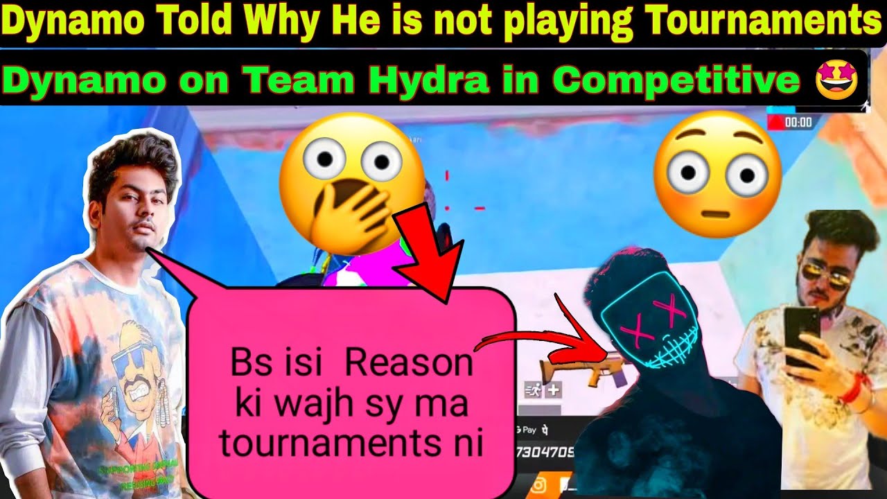 😱Dynamo Told Why 😳 He is Not Playing Competitive 🤩 | Dynamo 😯On Team Hydra in Tournaments 🥰