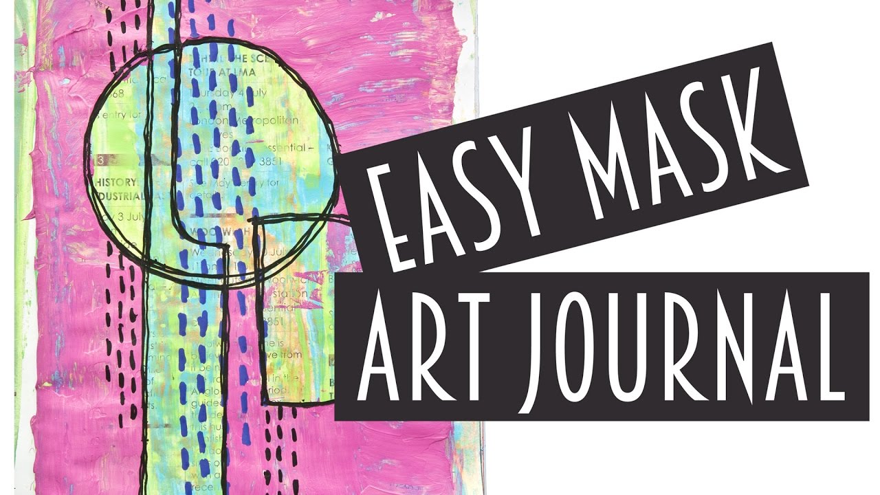 Try This Easy Masking Technique In Your Art Journal! YouTube