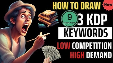 3 Profitable Amazon KDP Keywords: How To Draw #kdp  #kdpkeywords  #makemoneyonline