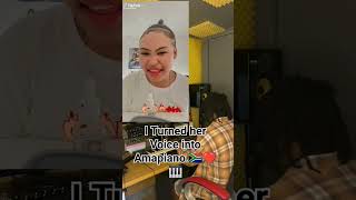 I Turned Her Voice Into Amapiano nthaabseng What Do You Think  amapiano amapiano2024 cullmobb