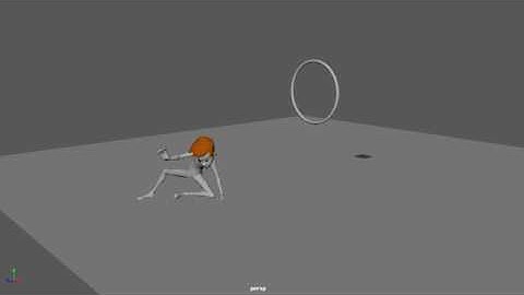 3D Character Jump Animation in Maya