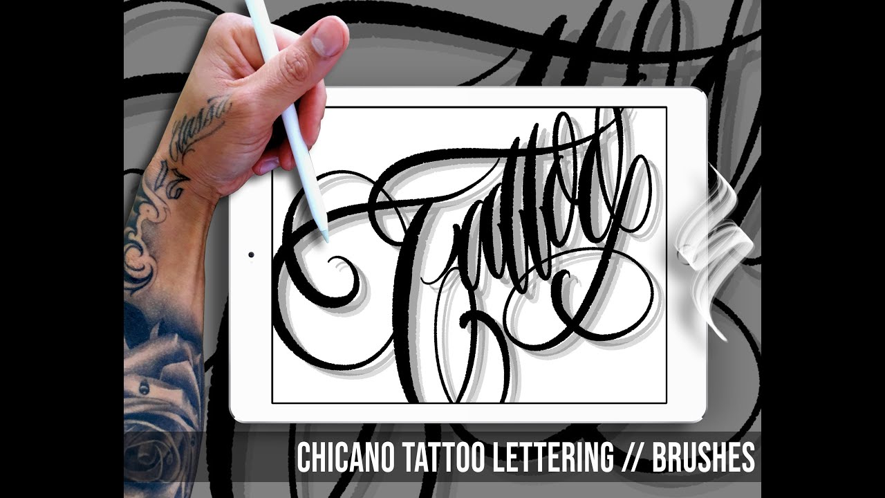 How To Draw Tattoo Lettering