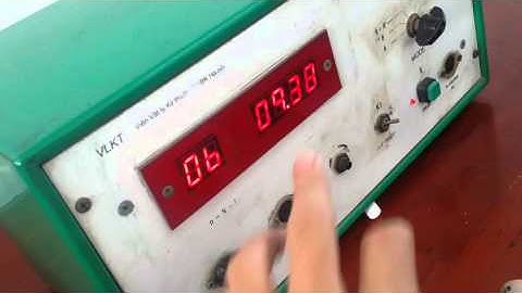 Bài 2: Xác định gia tốc trọng trường bằng cách khảo sát dao động của con lắc vật lý