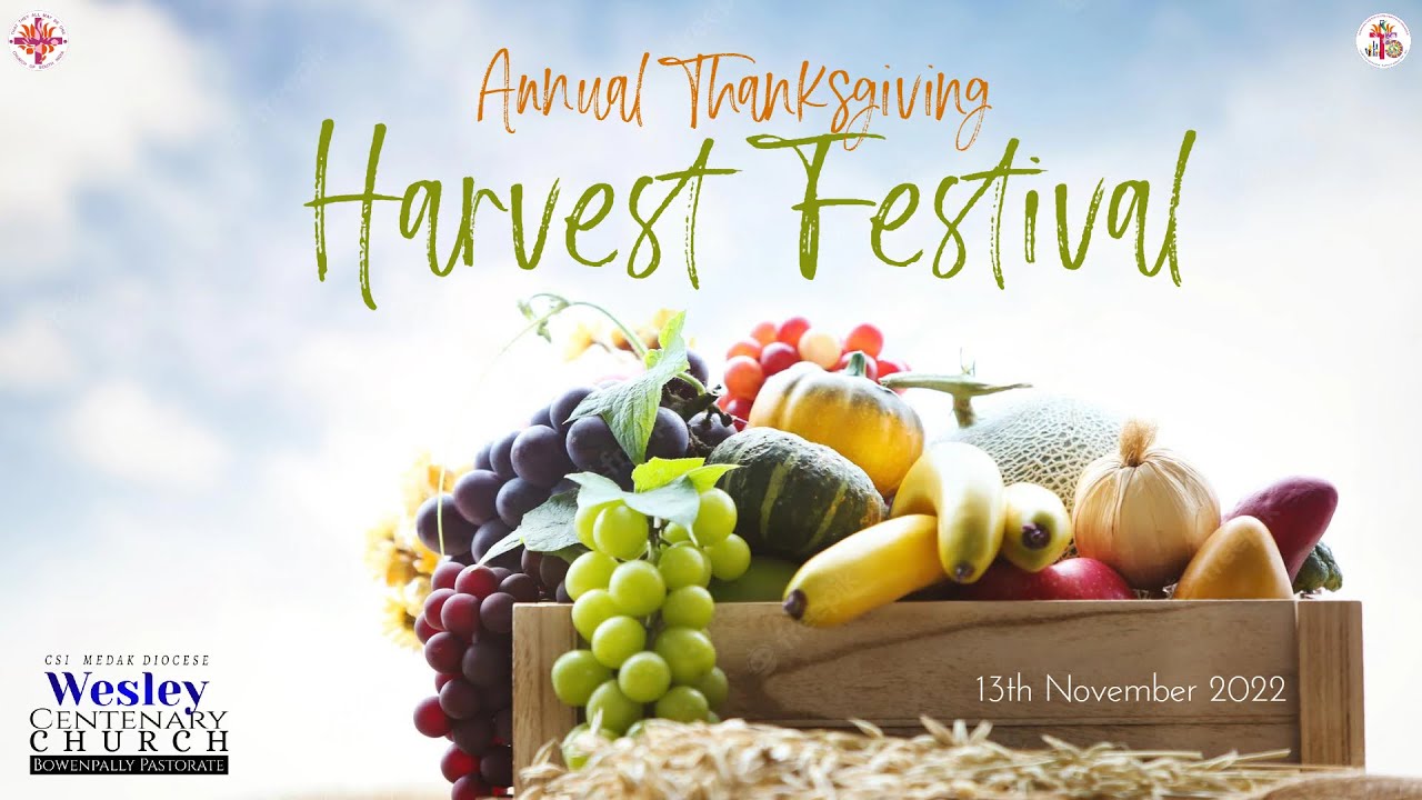 Harvest Festival Sunday Service || Sunday Service || 13th November 2022 ...