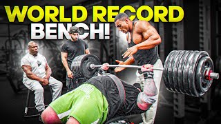 World Record Bench Press with Ronnie Coleman, Larry Wheels and Gym Reaper!