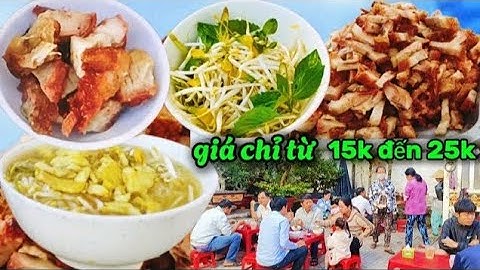 Bún cá heo quay chất lượng tuyệt vời giá cả bình dân/Ăn Ba Miền