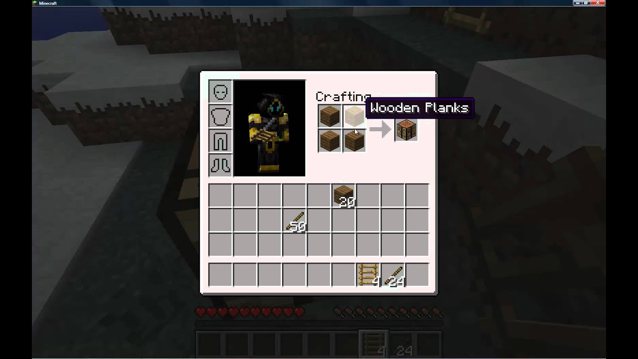 Minecraft hvordan man laver en hakke youtube Hvordan laver man en seng i minecraft