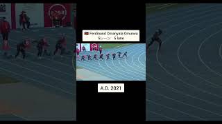 【男子100m】後半の追い上げが凄まじいレースをまとめてみました‼️