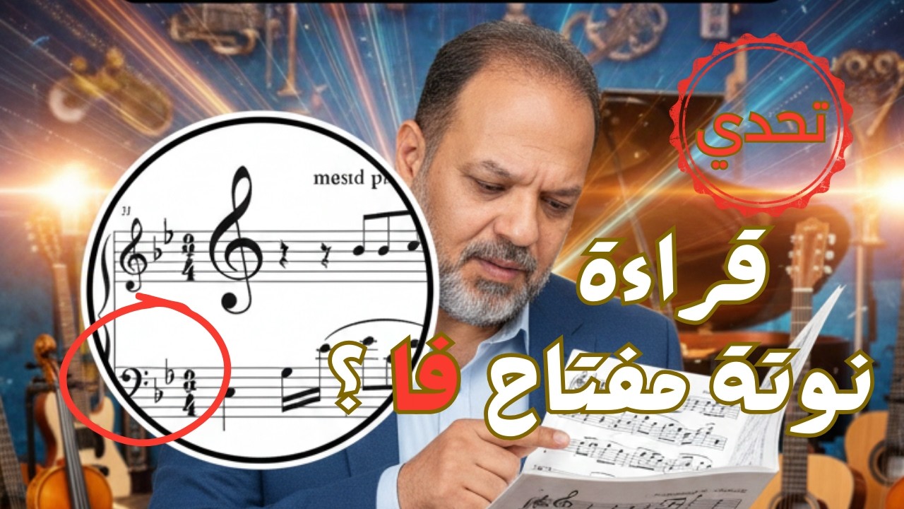 هل مفتاح فا فعلا صعب ؟ تعلم قراءة النوتة بطريقة سهلة وممتعة !