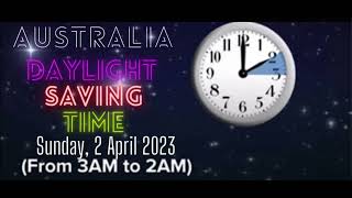 AUSTRALIA DAYLIGHT SAVING TIME