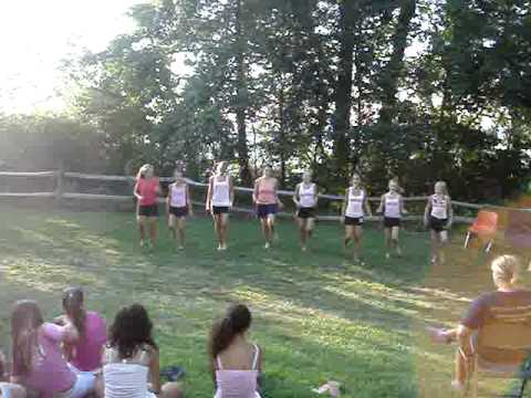 camp tockwogh dance off - meredith, morgan, anna, ...