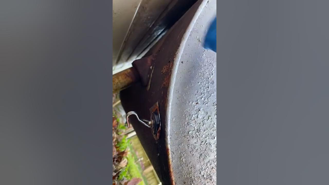 How to stop a leaking fuel oil tank - YouTube