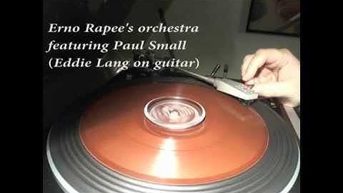 Erno Rapee's Orchestra. Save the last dance for me / Ida
