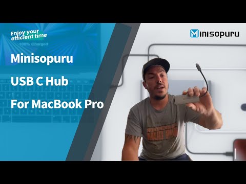 USB C Hub Minisopuru Docking station For MacBook Pro  Review! New!