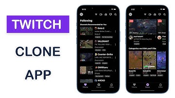 Flutter UI - Twitch Clone UI - Following - Discover - Browse - Streaming Detail Page - Speed Code